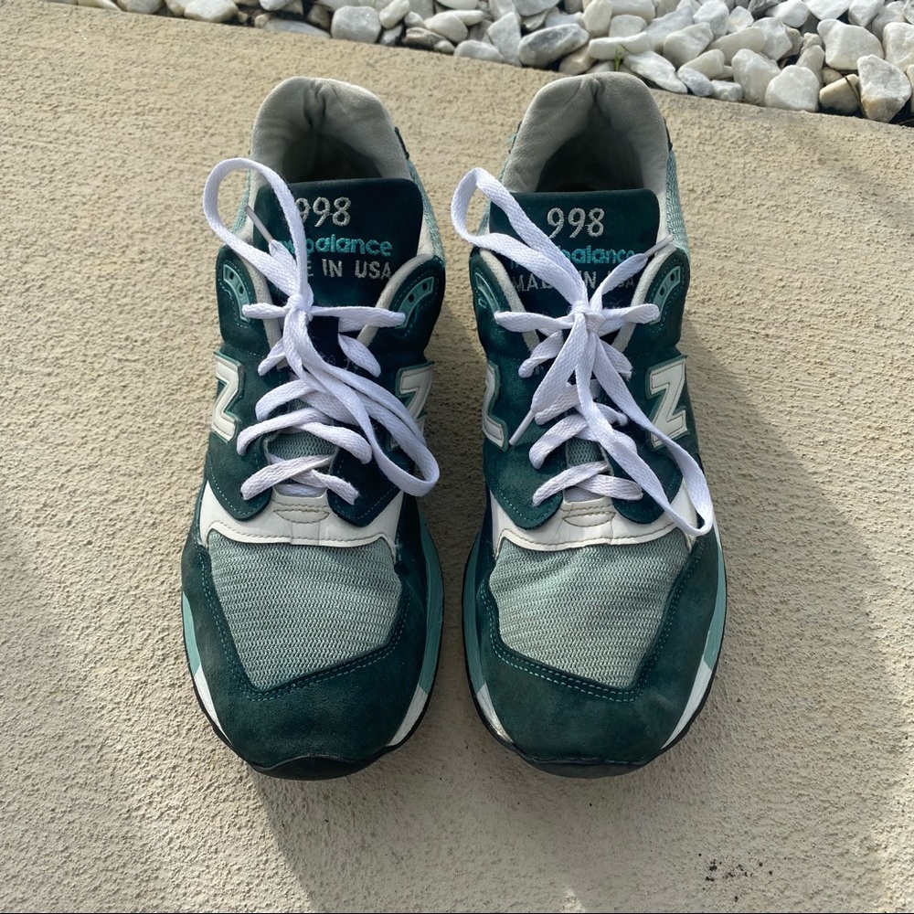 New Balance 998 Explore By Sea M998CSAM Men’s Size 13 Green White Abzorb USA - Picture 2 of 12